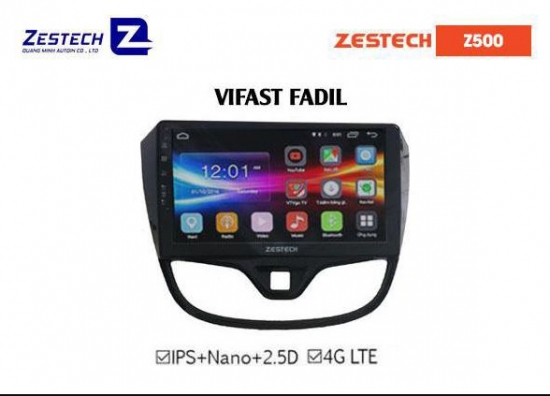 Màn hình Android Zestech cho xe Vinfast Fadil