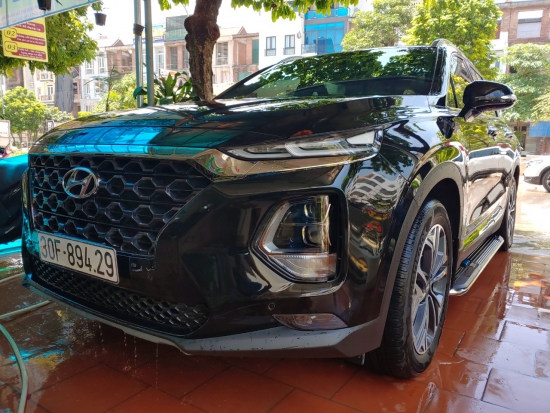 Bậc lên xuống xe Santafe